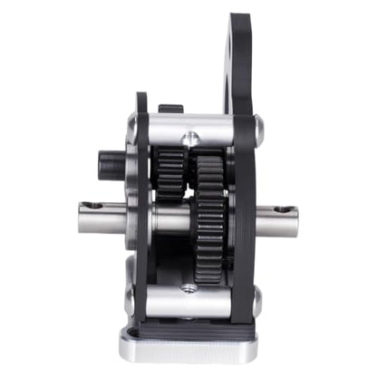 1/10 RC Crawler LCG Left Motor Gearbox Transmission, CNC Aluminum Housing | Complete Assembly, Carbon Fiber Plate, Precision Metal Gears, Low CG Design, Ready to Install