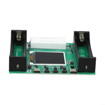 2 Channel for lipo for Battery Tester with Internal Resistance Meter - Digital Capacity Analyzer for RC Cars Drones - USB-C Power Detector 0-99999mAh