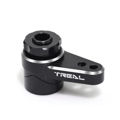 Treal Aluminum 7075 Servo Saver Set 25T for LMT Monster (Black) - color: Black