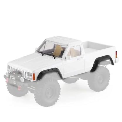 RC Car Hard Body Shell Kit,313mm Wheelbase Cherokee Body Car Shell for 1/10 RC Crawler Axial SCX10 & SCX10 II 90046 90047 TRX4 Kit (White, Pickup A) - color: White, Pickup a