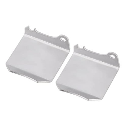 INJORA Stainless Steel Skid Plate Chassis Armor Axle Protector for TRX4M