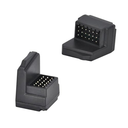 2.4GHz 4CH Telemetry Compatible Receiver Antennaless High Speed, Micro Size 25.5x22mm, Failsafe for 4PX 4PXR 4PLS 4PV 4PM 3PV 7PX RC Car(2 PCS) - color: 2 Pcs