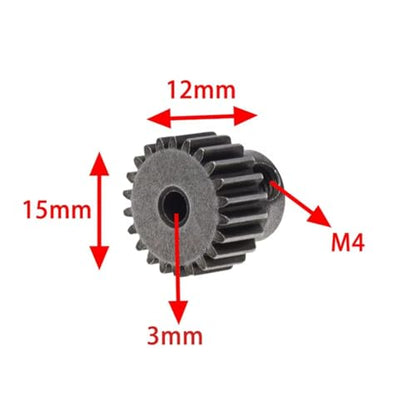 Compatible with Wltoys 104001 1/10 RC Car Upgrade Parts Accessories Motor Gear Pinion Gear RC Assortment