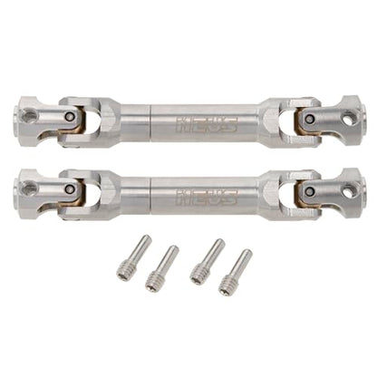 MEUS RACING 2pcs Universal Driveshaft for SCX10 SCX10 II Wraith TRX4 1/10 RC Crawler Upgrades Parts, 75-103mm - size: 75-103mm