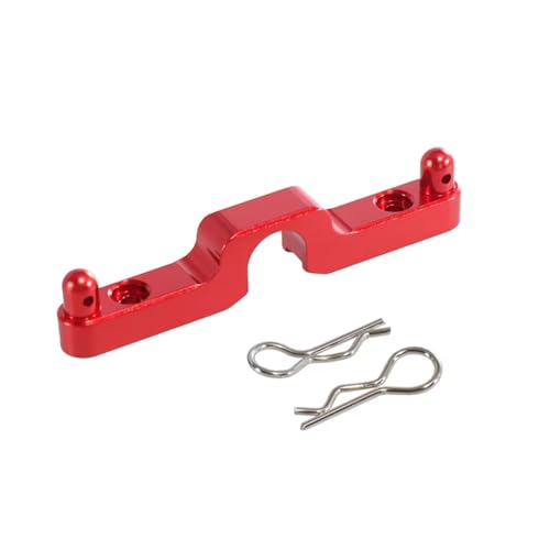 Aluminum Rear Body Mount Posts Shell Pillar Bracket Upgrade for MJX for HG 14301 14302 14303 1/14 RC Car Parts (Red) - color: Red