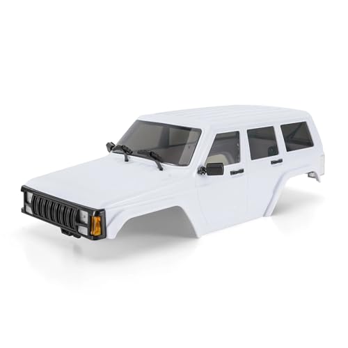 RC Upgrade Parts for TRX4M for Bronco for Defender for Chassis 1/18 RC Crawler 6.10in Wheelbase ABS Hardtop for Cherokee Body(Unpainted) - size: Unpainted