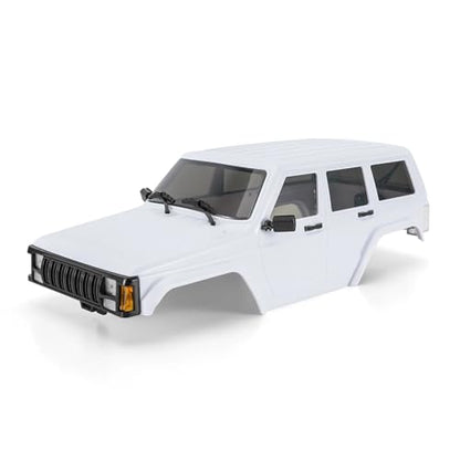 RC Upgrade Parts for TRX4M for Bronco for Defender for Chassis 1/18 RC Crawler 6.10in Wheelbase ABS Hardtop for Cherokee Body(Unpainted) - size: Unpainted
