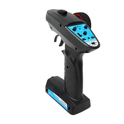 VINGVO Rc Controller, Rc Receiver 3 Channel Rc Transmitter Rc Transmitter with 2.4Ghz Receiver Speed Adjustment Function Remote Controller for Car Boat