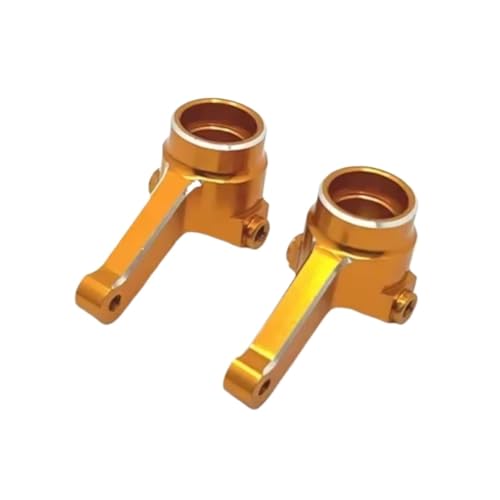 RC Steering Knuckle Block for LC PTG-2 PTG-2R 1/10 Metal Front Steering Cup Rc for Racing Model Crawler Car Truck for Buggy Upgrade Accessories(Yellow) - size: Yellow