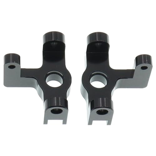 6PCS Metal Front Steering Cup&C seat&Rear Wheel hub Compatible with WLtoys Compatible with WLtoys 1/14 144010 144001 144002 1/12 124016 124017 124018 124019 RC Car Upgrade Parts (Black) - color: Black