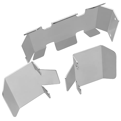 Stainless Steel RC Skid Plate RC Chassis Armor Axle Armor Protector Guard Compatible with MST CFX/CMX 1/10 RC Crawler Car