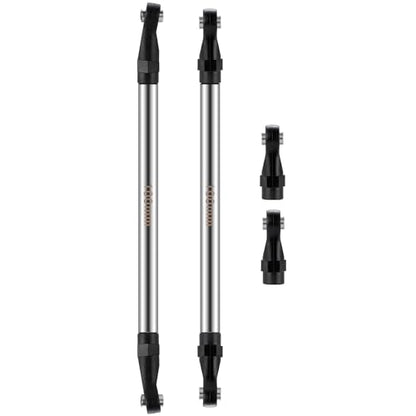 Straight Chassis Links - Stainless Steel Link Set High Clearance Linkage Link Rod with Plastic Rod Ends 50mm-100mm Compatible with 1/10 RC Crawler Axial SCX10 II III TRX4 (100mm) - color: 100mm