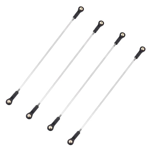 MECCANIXITY 2Pcs Adjustable Turnbuckles Camber Links, 284-294mm Turnbuckle Rod Steering Servo Linkage with M3 Ball Head Rod Ends for RC Car Replace Parts DIY - size: 284-294mm