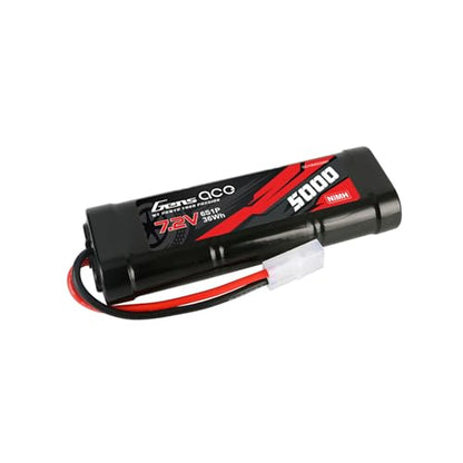 Gens ace 7.2V 5000mAh 6-Cell NiMH Battery with Tamiya Plug(4Pcs)