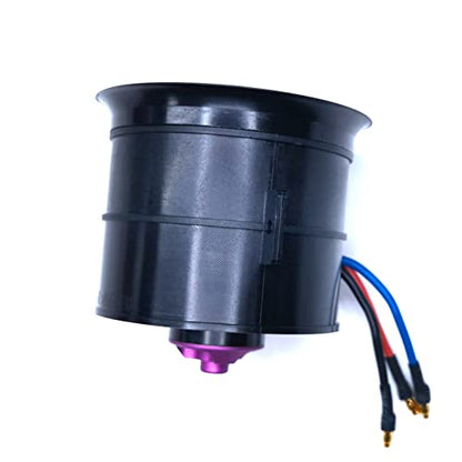 EDF 70mm pro CCW 6S 2100KV 12 Blades 25.2V Electric Ducted Fan, Hobby RC Jet Engine Propeller, RC Car Parts High Speed Brushless Motor, Remote Control Model Replacement Airplane Parts DIY - color: Edf 70pro Ccw, size: 6S 2100KV