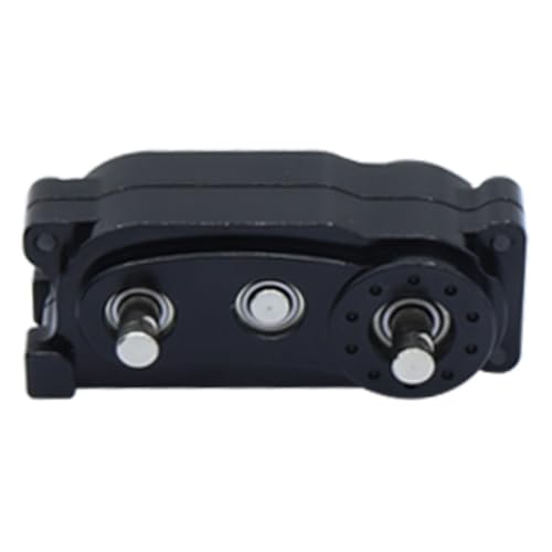 RC Crawler Planetary Gearbox Transmission Transfer Case 1/10 Scale Compatible with II 90046(Transfer Case Black) - color: Transfer Case Black