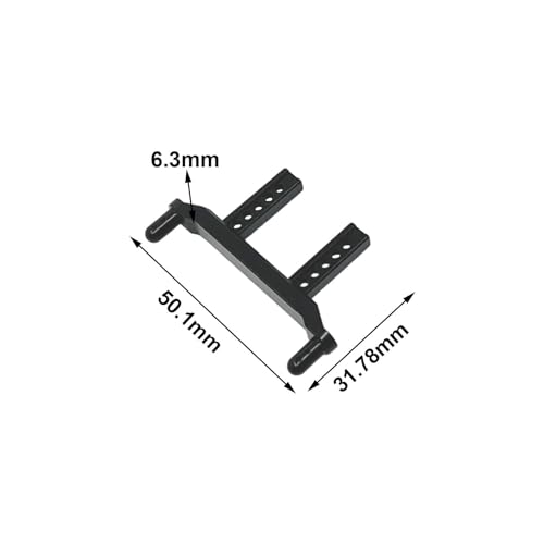 2X 1:16 Aluminum RC Body Post Mounts Front and Rear Shell Columns Accessories Replacement for 16101 16102 Model RC Car