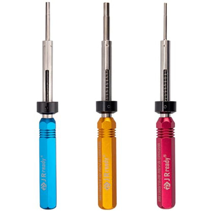 JRready ST5135 Extraction Tool Kit, DRK12B M81969/19-02 DRK16B M81969/19-01 DRK20B M81969/19-06,Terminal Pin Removal Tool Kit | Removes Front Release Contacts, 3 PCS Extraction Tools, DRK12B M81969/19-02, DRK16B M81969/19-01, DRK20B M81969/19-06