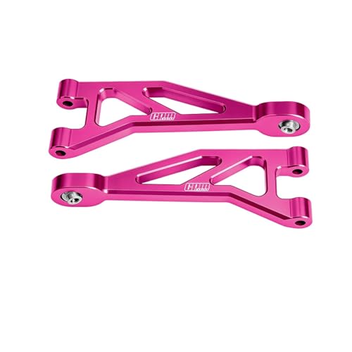 Aluminum 7075-T6 Alloy Rear Upper Suspension Arms for Arrma 1/16 Mini Kraton 3S Speed Truck-ARA2508 Upgrades - Pink