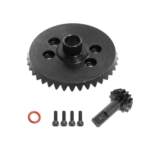 Steel Differential Ring Gear Output Gears Set 6882 5379 for Trax-xas Slash 4x4 for Stampede Rustler HQ727 1/10 RC Car Upgrade Parts(C)