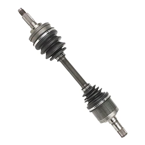 Detroit Axle - Front Left Driver Side CV Axle Shaft Assembly Replacement | for 1988-1992 Ford Probe Mazda 626 MX-6 - size: 52_AX/Single
