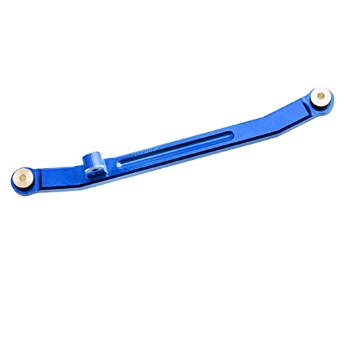 Hobbypark Aluminum Steering Rod Tie Links High-Tightening Linkage for Axial SCX24 Gladiator Bronco C10 JLU Deadbolt B17 1/24 RC Crawler (Blue) - color: Blue