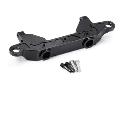 Metal Front Plate Bumper Mount for AXIAL SCX10-III AXI03007 1/10 RC Crawler Car (Black) (Rear) - style: Rear