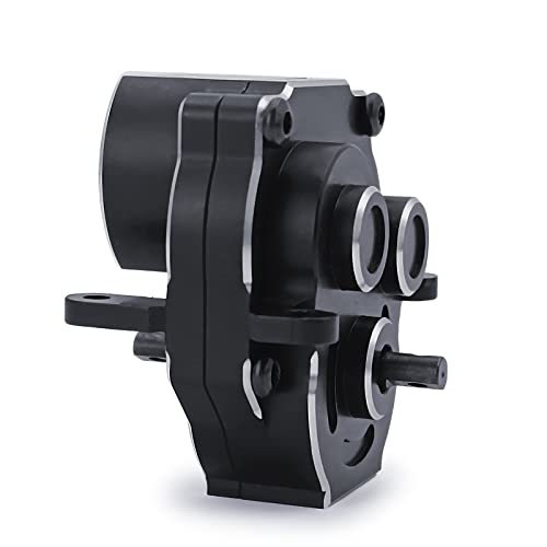 SWX Metal Complete Transmission with High Range Gears,16.6:1 Reduction Ratio Gearbox for 1:18 TRX4M RC Truck Upgrade (High Range Gear) - size: High Range Gear