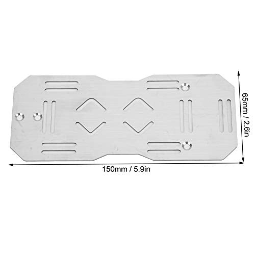 RC Car Battery Mount, Secure Fixing Stainless Steel Tray with Nylon Tie for RC Crawler Off-Road Enthusiasts and Model Builders