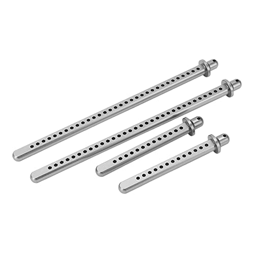 4Pcs RC Car Shell Column Aluminum Alloy Front Rear Extended Body Post Mount Shell for Axial Sc 90046 1/10 Sc This RC Column Is Compatible and Can Securely RC Car Shell ColumnRC