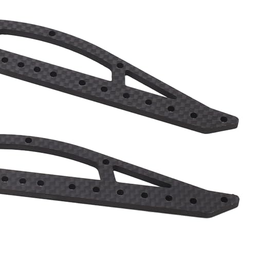 RC Crawler Wheelbase Chassis Kit, 110/ RC Crawler Carbon Frame, Strength Chassis Girder Rails with Shock Absorption, Replacement for, Aluminum Alloy Construction