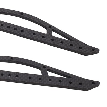 RC Crawler Wheelbase Chassis Kit, 110/ RC Crawler Carbon Frame, Strength Chassis Girder Rails with Shock Absorption, Replacement for, Aluminum Alloy Construction