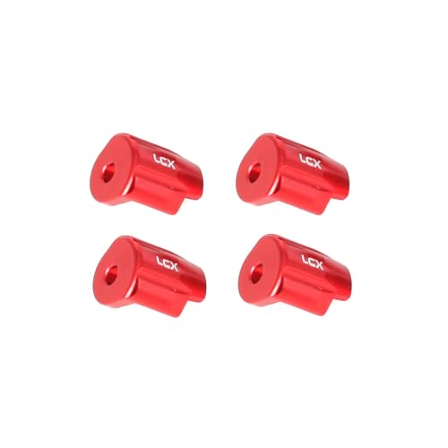 LCX Racing RC Crawler Car CNC Aluminum Front Rear Shock Mount Guard for Arrma 1/14 1/16 1/18 Typhon Mojave Granite Grom Truck, Upgrades Parts Accessories