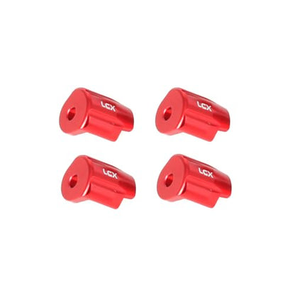 LCX Racing RC Crawler Car CNC Aluminum Front Rear Shock Mount Guard for Arrma 1/14 1/16 1/18 Typhon Mojave Granite Grom Truck, Upgrades Parts Accessories