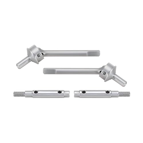 INJORA Stainless Steel Front Portal Axle Shafts for 1/18 RC Crawler Redcat Ascent-18 Upgrade - size: Front