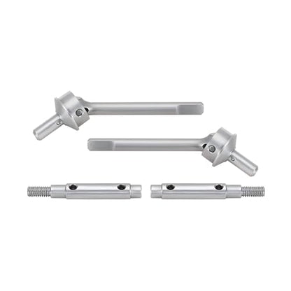 INJORA Stainless Steel Front Portal Axle Shafts for 1/18 RC Crawler Redcat Ascent-18 Upgrade - size: Front