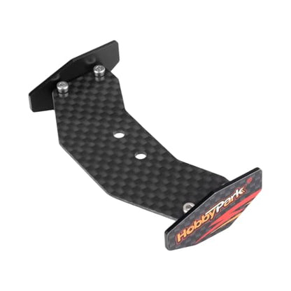 HobbyPark Aluminum & Carbon Fiber Wing Body Spoiler Upgraded for 1/24 Losi Micro-B Buggy Upgrades Parts, High Downforce