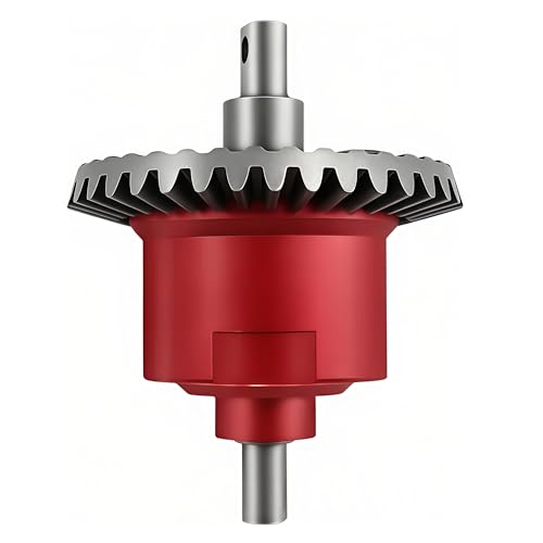 45# Steel Differential Kit for Slash Rustler Stampede Hoss 4X4 VXL (Red) | VXL,Ford 150,Remo HQ727,Upgrade Parts,5381 Compatible,6882 Compatible,5379 Compatible,High Strength - color: Red