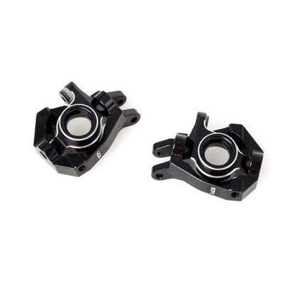 LCX Racing 1/10th RC Crawler Car CNC Aluminum Front Spindle and Carrier Set Steering Knuckle for Losi Lasernut U4 4X4, Upgrades Parts Accessories