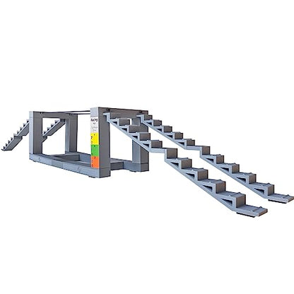 Tight Rope Drive Challenge Gray Version for 1/24 1/18 Scale RC Crawler Truck（NO Truck Included）