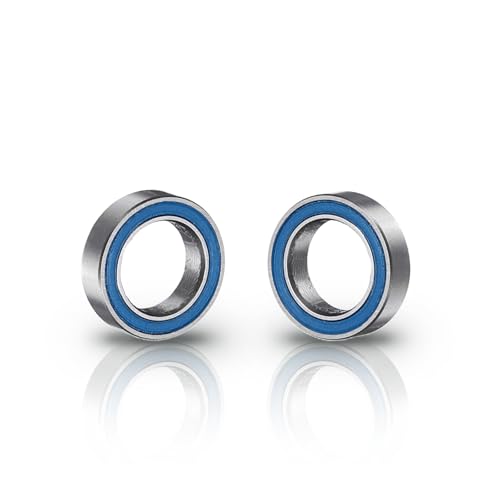 uxcell 4 Pcs MR117-2RS Deep Groove Micro Bearing, 7x11x3mm Double Rubber Sealed Chrome Steel Small Bearings (ABEC5, Z4 Low Noise) - size: MR117-2RS