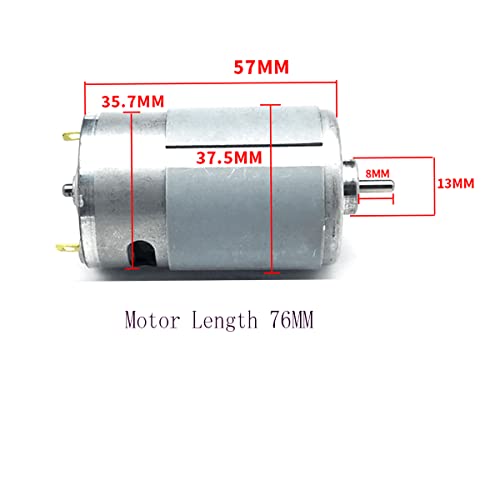 550 Ball Bearing Motor High Torque High Power High Speed Motor DC 12V-24V 11000RPM for RC Boat Toy Model DIY Drive Parts Power Tools - size: 550 DC Motor