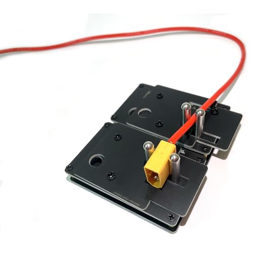 RC Soldering Station Jig for XT90 XT60 EC5 EC3 T Plug&Silicone Wire | 0.5-9mm adjustable clamping gap,press-board quick-lock design,high-temp resistant soldering base, portable jig for repairs