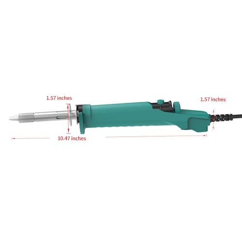 YIHUA 929D VI Temperature Controlled Electric Desoldering Iron with Upgraded Performance Heated Solder Sucker Tool with 3 Nozzles Soldering Iron Pump Function