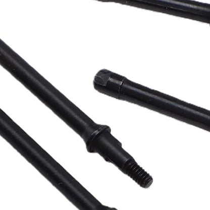 RC Steel Drive Shafts CVD Axle Set for SCX30 1 30 Crawlers Black Metal Front Rear Replacement Smooth Steering Direct Fit for Trail Rock Indoor RC Hobbyists