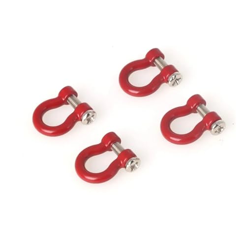 RC Cars Models Parts for TRX4 for TRX6 for SCX10 II III PRO Gen8 1/10 RC Crawler Car Aluminum Bumper Tow Shackle Set Upgrades Parts Accessories