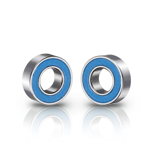 uxcell 4 Pcs MR126-2RS Deep Groove Micro Bearing, 6x12x4mm Double Rubber Sealed Chrome Steel Small Bearings (ABEC5, Z4 Low Noise) - size: MR126-2RS