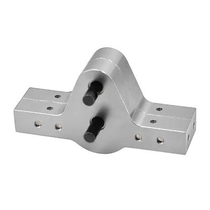 RC Gear Box for Axial Scx10 II Upgrades Parts 1/10 Rc Crawler Car Metal D90 Transfer Case Gearbox with Motor Gear Accessories(Silver) - color: Silver