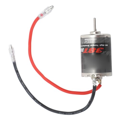 380 Brushed Motor 38 Turn High Torque Power Low Friction Electric 380 Motor Stainless Steel Construction for Traxxas 1/16 Model RC Cars