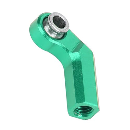 4 Set RC Link Rod End Alloy M4 Curved CW 7mm Ball Joint Head, Wireless Remote Control Car Tie Rod End with Standard M4 Thread, Replacement Part for 1/10 Scale Model (Green) - color: Green